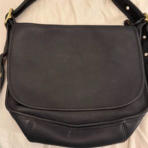 Black vintage coach bag